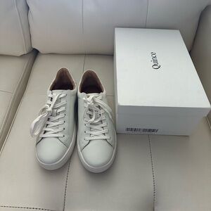 🤍 Quince 100% Leather Sneakers - 9 - NIB 🤍